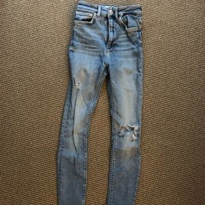 Zara Distressed Skinny Jeans